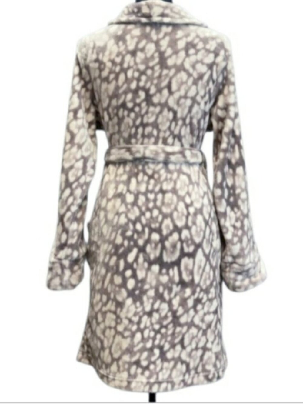 Soma Robe Jaguar Leopard Spots Short Luxury L/XL NWT 🤎RETAIL $88- - Picture 2 of 7